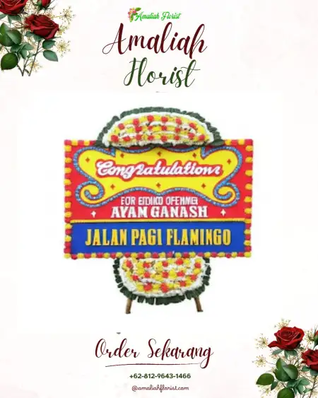 Sewa Papan Bunga Way Gelang